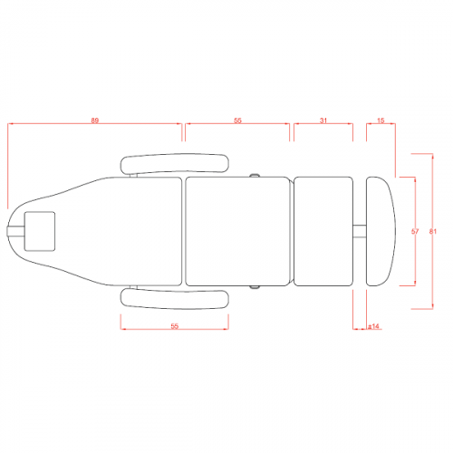 Кресло косметологическое "МК45"