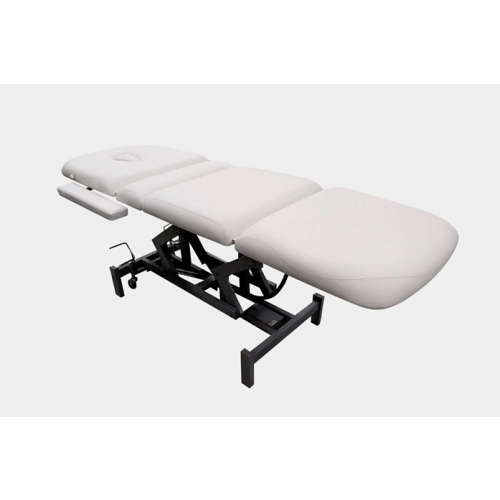 Косметологическая кушетка "Ондеви-4" с подлокотниками, 4 электропривода, проводной пульт управления