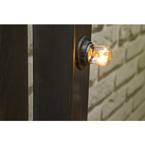 Мужское барбер зеркало "Andres" (с подставкой и подсветкой)